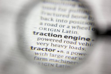 Sözlükteki sözcük veya tümcecik Traction motoru.