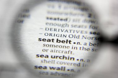 Sözlükteki kelime veya ifade Emniyet Kemeri.