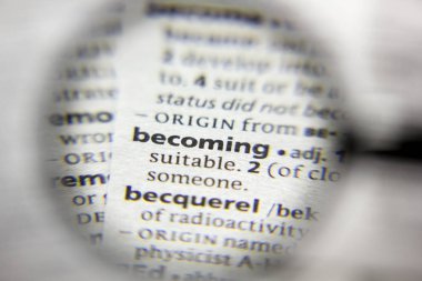 Sözlükte Olma sözcüğü veya tümceciği.