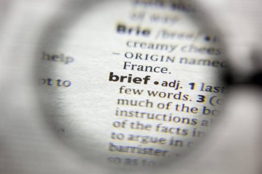 Sözlükteki Sözcük veya Tümcecik Kısa.