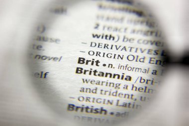 Sözlükteki Brit sözcüğü veya tümceciği.
