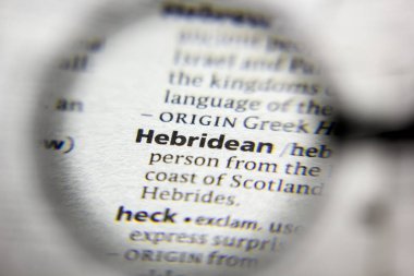 Sözlükte Hebridean sözcüğü veya tümceciği.