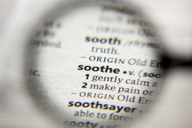 Sözlükteki sözcük veya tümcecik Yatıştır.