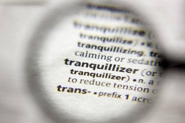Sözlükteki kelime veya ifade Tranquillizer.