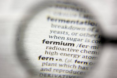 Sözlükte Fermium kelimesi veya deyimi.