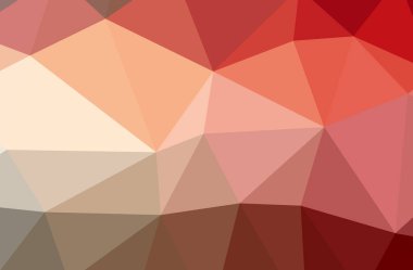 Soyut kırmızı yatay düşük Poli arka plan resmi. Güzel çokgen tasarım deseni. 