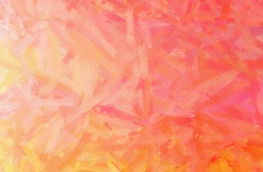 Kırmızı, sarı Kıl Fırça Yağlı Boya arka plan soyut illüstrasyon