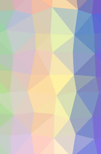 Ilustração de abstrato azul, amarelo e verde vertical baixo fundo poli. Belo padrão de design de polígono . — Fotografia de Stock