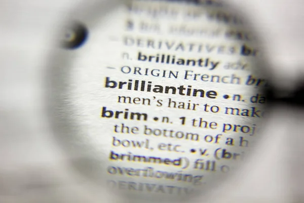 Слово или словосочетание Bristantine в словаре . — стоковое фото