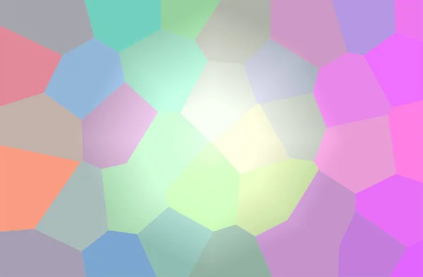 Abstract illustration of green, purple Giant Hexagon background — Stock Photo, Image