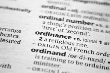 Sözlükte Sözcük veya Tümcecik Yönetmeliği.