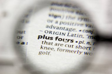 Sözlükteki sözcük veya ifade Artı dörtlü.