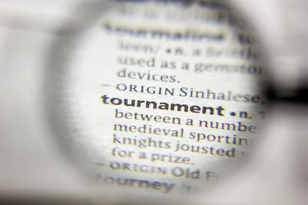 The word or phrase Tournament in a dictionary.