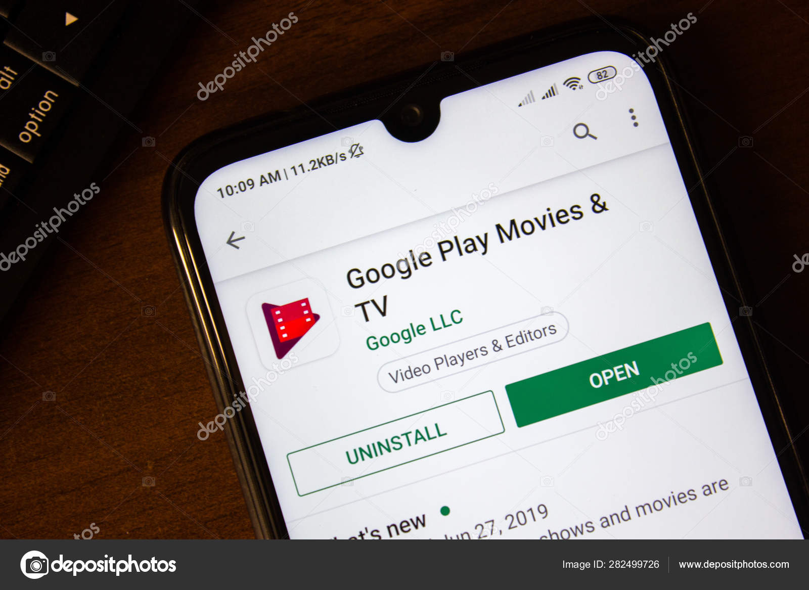 Ivanovsk Russia July 07 19 Google Play Movies And Tv App On The Display Of Smartphone Or Tablet Stock Editorial Photo C Sharafmaksumov