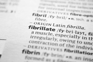 Sözlükte Fibrillate sözcüğü veya tümceciği.