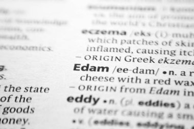 Sözlükte Edam sözcüğü veya tümceciği.