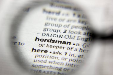 Sözlükte Herdsman sözcüğü veya tümceciği.