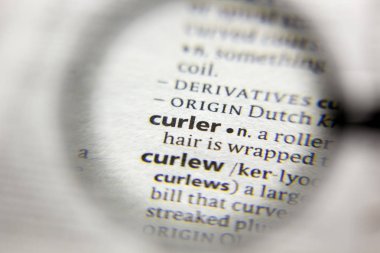 Sözlükteki Curler sözcüğü veya tümceciği.