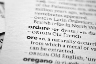 Sözlükte Ordure kelimesi veya deyimi.