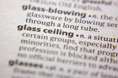 Sözlükte word veya ifade Cam tavan.