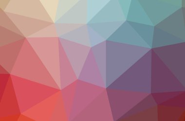 Soyut kırmızı yatay düşük Poli arka plan resmi. Güzel çokgen tasarım deseni. 