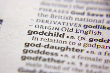 Sözlükte Godchild sözcüğü veya tümceciği.