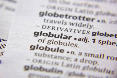 Sözlükteki sözcük veya tümcecik Küresel.