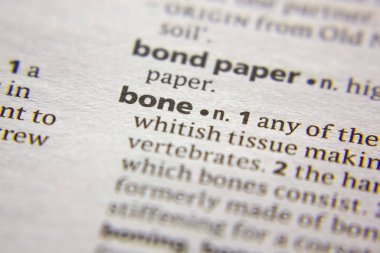 Sözlükteki sözcük veya tümcecik Kemik.