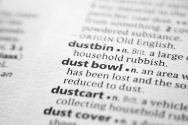 Sözlükteki sözcük veya tümcecik Toz kasesi.