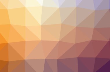 Soyut turuncu yatay düşük Poli arka plan resmi. Güzel çokgen tasarım deseni. 