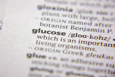 Sözlükteki sözcük veya tümcecik Glukoz.