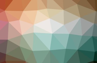 Soyut turuncu yatay düşük Poli arka plan resmi. Güzel çokgen tasarım deseni. 