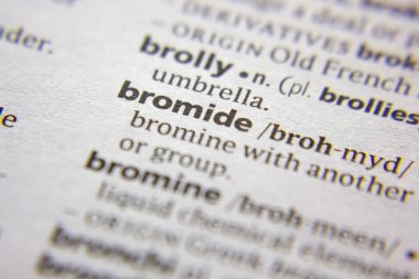Sözlükte Kelime veya ifade Bromür.