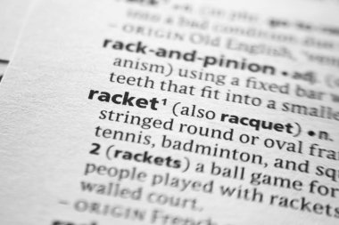 Sözlükteki kelime veya tümcecik Raket.