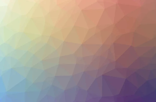 Ilustração de abstrato Laranja, roxo horizontal baixo fundo poli. Belo padrão de design de polígono . — Fotografia de Stock