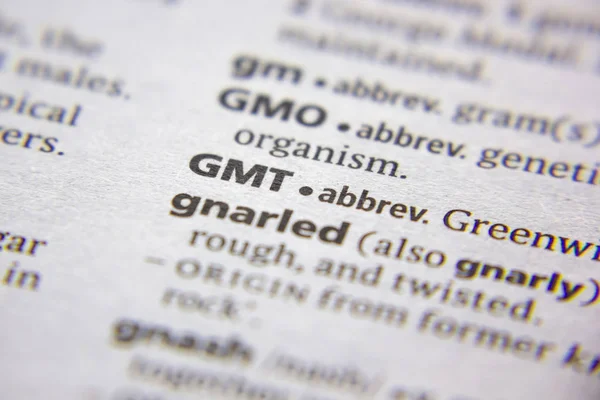 Sözlükteki sözcük veya tümcecik Gmt kısaltması.
