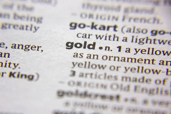 Sözlükteki sözcük veya tümcecik Altın.