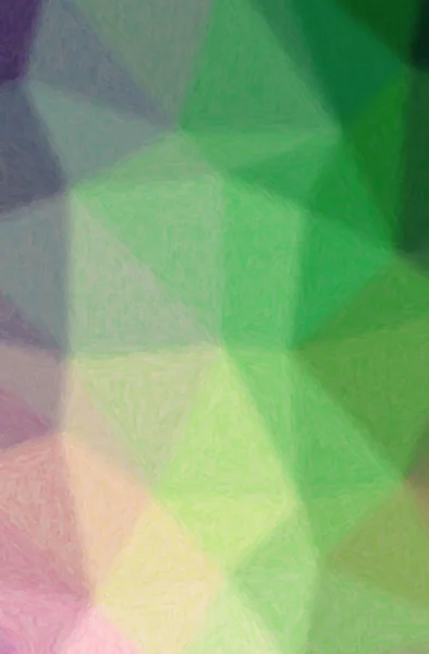 Abstrakcja ilustracja zielone tło Impasto — Zdjęcie stockowe