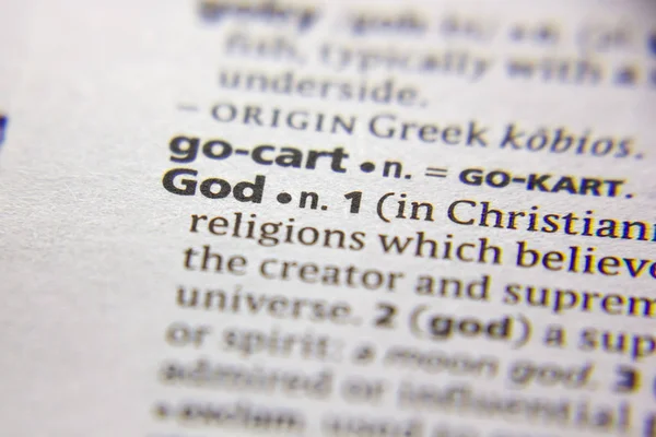 Kelime veya cümle Tanrı bir sözlük.