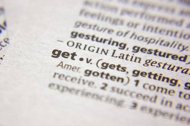 Sözcük veya tümcecik Sözlükte alın.