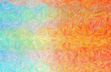 Soyut mavi, turuncu renkli koyu renk boya arka plan resmi