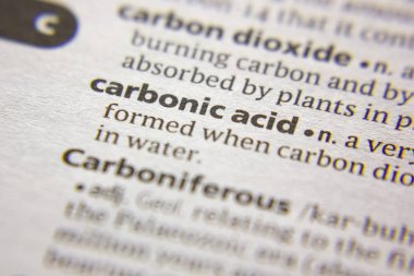 Sözlükte karbonik asit sözcüğü veya deyimi.