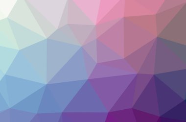 İllüstrasyon soyut mavi, yatay düşük Poli arka plan mor. Güzel çokgen tasarım deseni. 