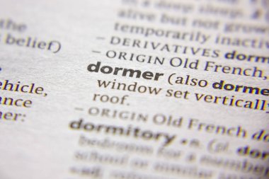 Sözlükte Word veya ifade Dormer.