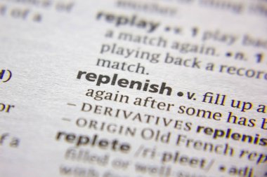 Sözlükte Doldurma sözcüğü veya tümceciği.