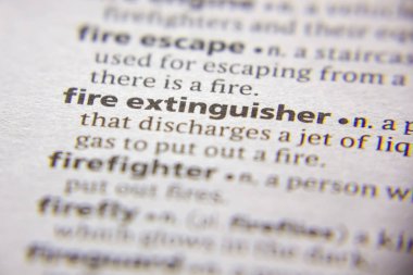 Sözlükte Kelime veya ifade Yangın söndürücü.