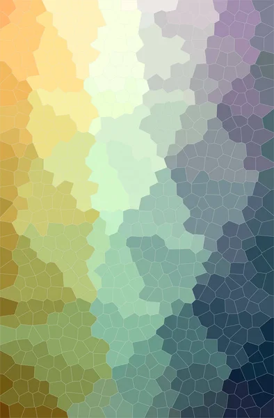 Abstracte illustratie van oranje, gele Small Hexagon achtergrond — Stockfoto