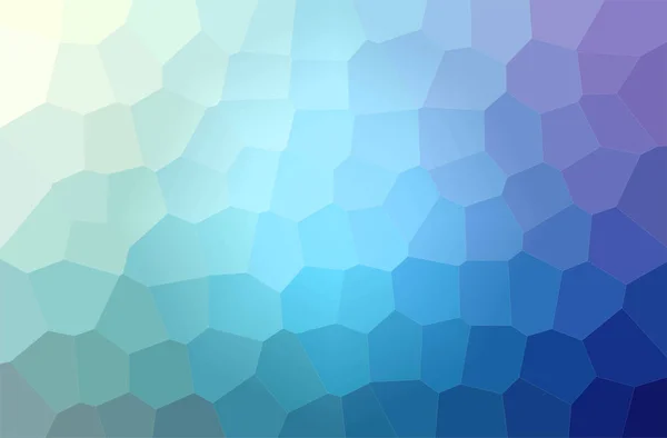 Illustrazione astratta di sfondo blu e verde Big Hexagon — Foto Stock