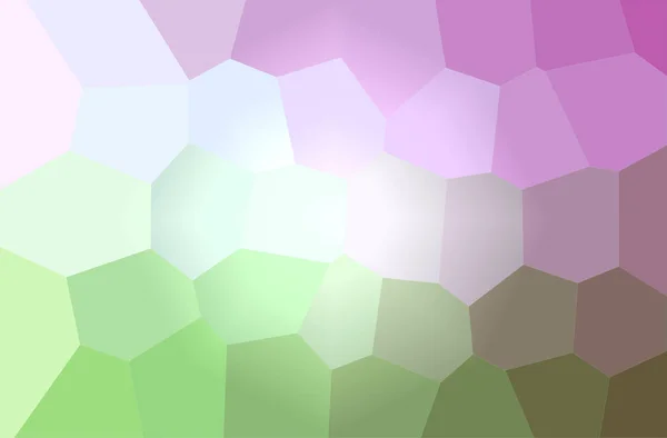 Abstract illustration of green, purple Giant Hexagon background — Stock Photo, Image