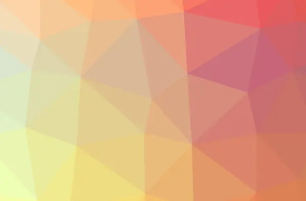 Ilustrace abstraktní pozadí oranžové horizontální nízké poly. Krásný mnohoúhelník návrhový vzor. — Stock fotografie